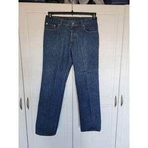 Vintage Helmut Lang Jeans Mens 34 Classic Bootcut Denim Y2K Luxury Italian